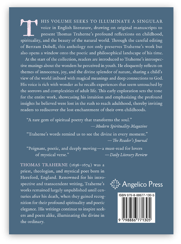 The Poetical Works of Thomas Traherne