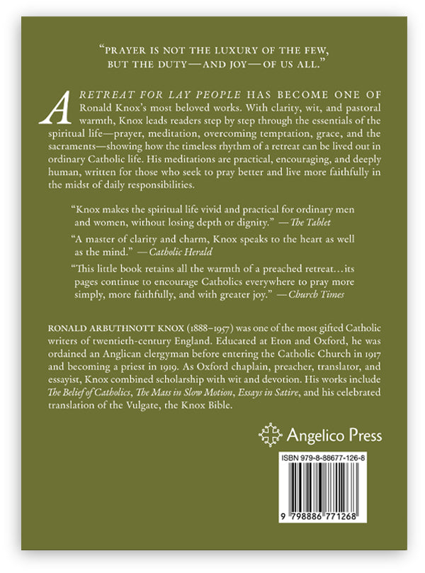 A Retreat for Lay People