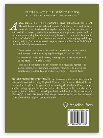 A Retreat for Lay People