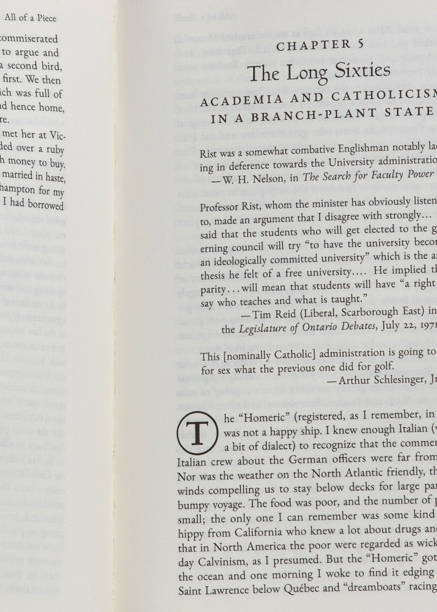 Open book with text on a white background
