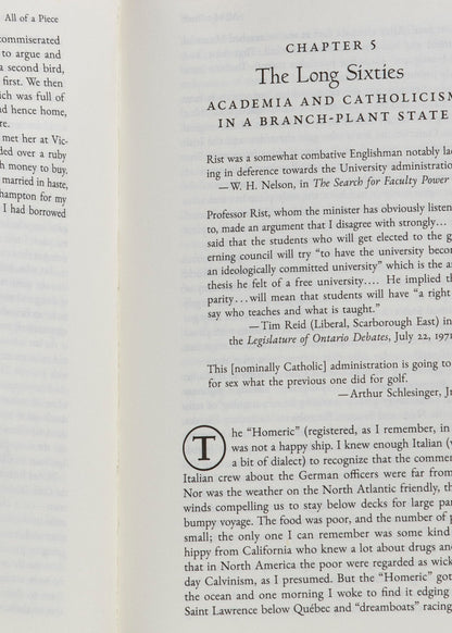 Open book with text on a white background